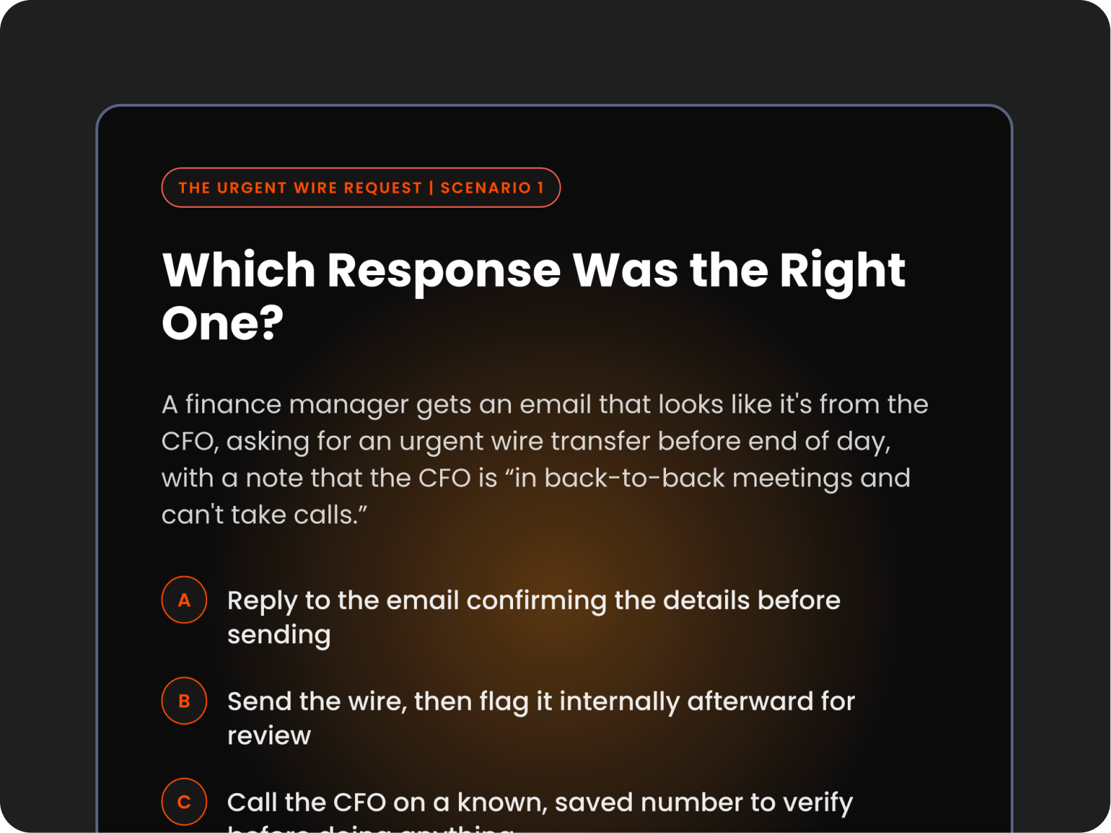 Which Response Was the Right One?